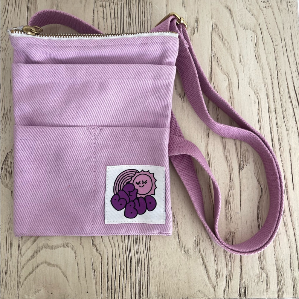 Big Bud press Unisex Cross Body Bag Lilac